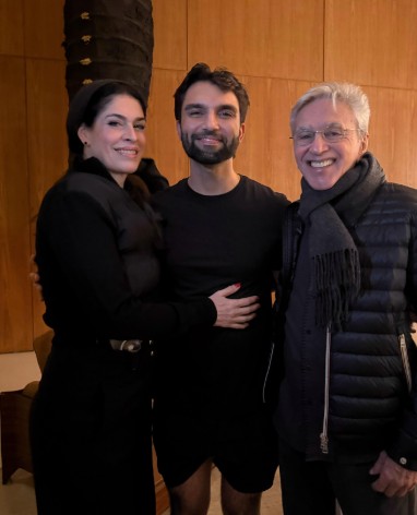 Paula Lavigne e Caetano Veloso posam com Silva após polêmica: ‘Por aqui tá tudo bem’